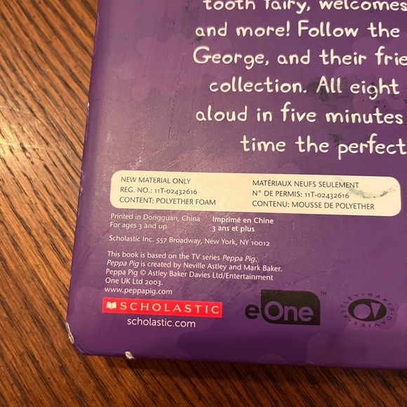 Peppa Pig Five-Minute Peppa Stories kids book - Picture 3 of 13